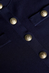 Toulouse Cardigan in Midnight/Gold | L'AGENCE sale